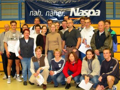 Die Sieger des 3. Naspa-Badminton-Challenge