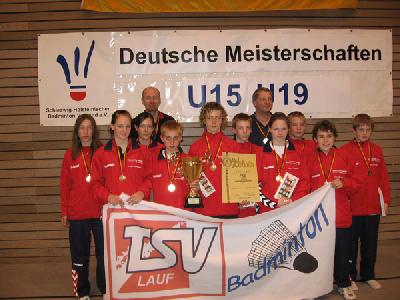 Deutscher Meister der Schüler: TSV Lauf