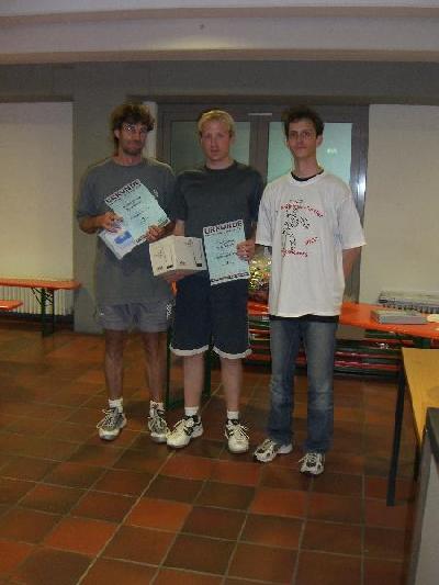 Norbert Jährling und Robin Stemann vom TSV Gardernheim kamen bei den Profis auf den 3. Platz.