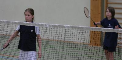 U13 Michell Weber/André Sennhenn beim Mixed