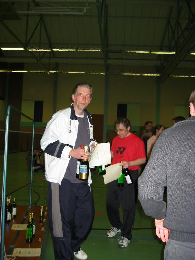 Michael und Mirko belegten im Herrendoppel C den 1. Platz.