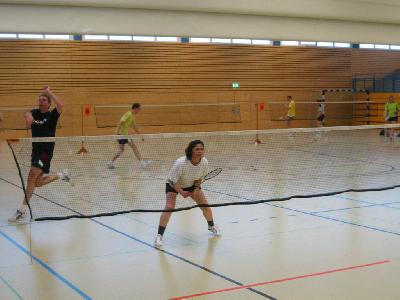 ... und Michael räumt hinten ab