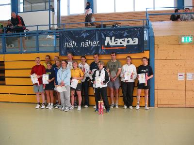 Platz 1 bis 3 der Mixeddisziplinen