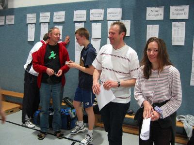 Siegerehrung im Mixed.