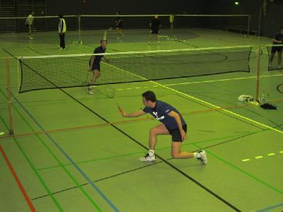 Sieger im Herreneinzel wurde Kristian Achenbach (vorn), der sich im Finale knapp gegen Christian Mack (hinten) durchsetzte.