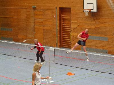 Wenn Jens mal draufhaut, sollte man nicht im Wege stehen ;-)