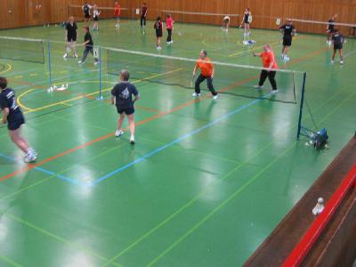 Ina und Siglinde (vorn) schafften leider den Einzug ins Halbfinale nicht.