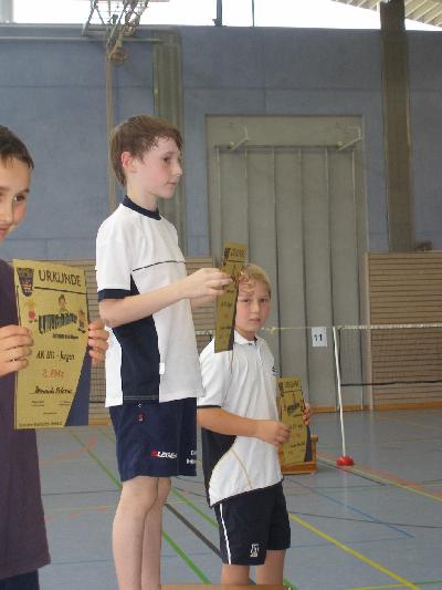 Siegerehrung U11 Jungen