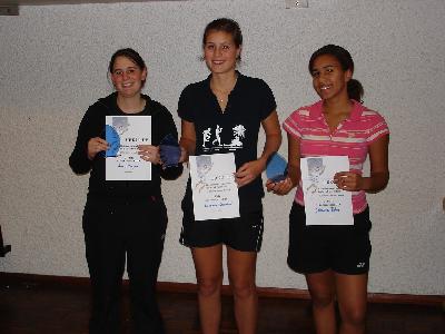 Sieger Mädcheneinzel U19

1. Susanne Koschnick (BC Heppenheim)
2. Anna Degen (TSV Rot-Weiß Auerbach)
3. Johanna Tator (TG 1875 Darmstadt)