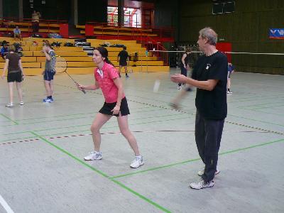 Die Sieger im Mixed: Jana Kärger und Martin Stumpf vom Sportiv Limburgerhof.