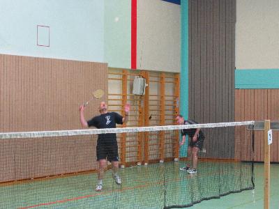 Auch Heinz Knebel (Disbu Rüsselsheim) war beim Turnier dabei. Im Einzel war aber schon in der Vorrunde Feierabend für ihn.