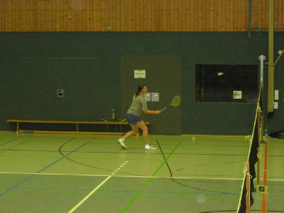 Karoline belegte im Dameneinzel den 3. Platz.